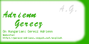 adrienn gerecz business card